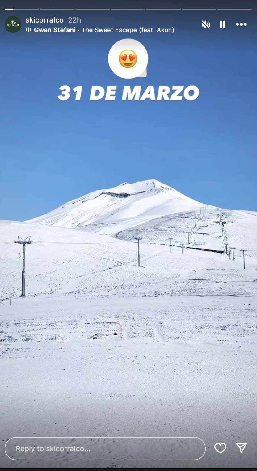 Chile snow 